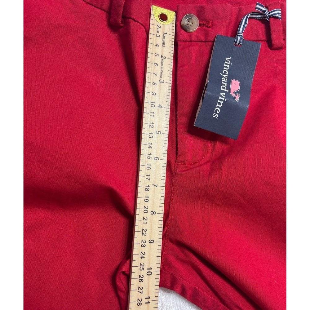 Vineyard Vines Breaker Pant 16 Red Velvet Boys Straight Leg Chino New With Tags - Picture 7 of 13